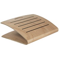 Alba Ergofeet Wooden Footrest, Brown