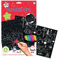 Scratch Art Sheets, Pack of 24