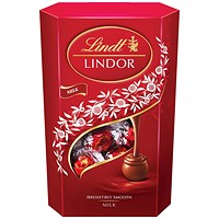 Lindt Lindor Milk Chocolate Truffles Cornet, 337g