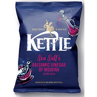 Kettle Sea Salt and Balsamic Vinegar Crisps, 40g, Pack of 54