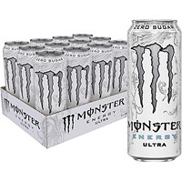 Monster Energy Ultra White, 12x500ml Cans