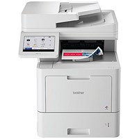 Brother MFC-L9635CDN A4 4-in-1 Wireless Colour Laser Printer, White Brother MFC-L9635CDN A4 4-in-1 Wireless Colour Laser Printer, White