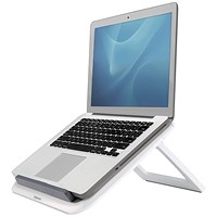 Fellowes I-SPIRE Laptop Quicklift Stand, Adjustable Tilt, White