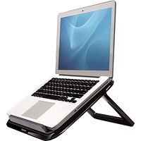 Fellowes I-SPIRE Laptop Quicklift Stand, Adjustable Tilt, Black Fellowes I-SPIRE Laptop Quicklift Stand, Adjustable Tilt, Black