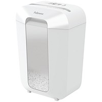 Fellowes Powershred LX70 P-4 Cross-Cut Shredder, 18 Litres, White