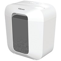 Fellowes Powershred LX25 P-4 Cross-Cut Shredder, 11.5 Litres, White