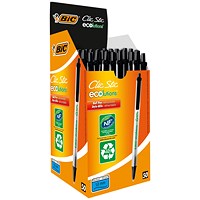 Bic Ecolutions Clic Stick Black (Pack of 50)