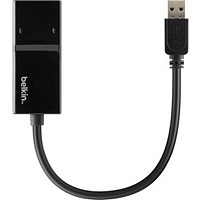 Belkin USB 3.0 Gigabit Ethernet Adapter, Black