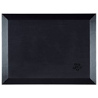 Bi-Office Kamashi Black Softouch Noticeboard, 600x450mm, Black