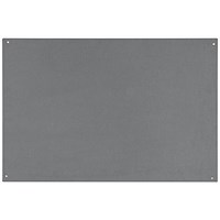 Bi-Office Unframed Noticeboard, 1175x875mm, Grey