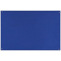 Bi-Office Unframed Noticeboard, 1175x875mm, Blue