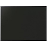 Bi-Office Essentials Black Softouch Noticeboard, 1200x450mm, Black