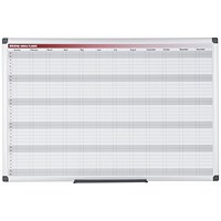 Bi-Office Maya 52 Week Magnetic Annual Planner, 900x600mm