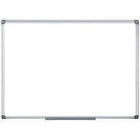 Bi-Office Slim Display System Double-Sided Magnetic Whiteboard, 1200x900mm