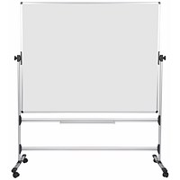 Bi-Office Earth Mobile Revolving Magnetic Whiteboard, 1200x900mm