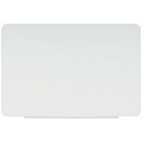 Bi-Office Lago Magnetic Frameless Glass Board, 900x600mm, White