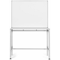 Bi-Office Industrial Desk Magnetic Whiteboard, 1200x900mm