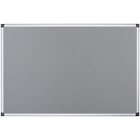 Bi-Office New Generation A9 Felt Noticeboard, 1500x1200mm, Grey