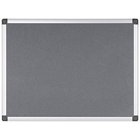 Bi-Office New Generation A9 Felt Noticeboard, 600x450mm, Grey