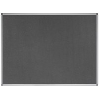 Bi-Office Earth Maya Felt Noticeboard, Aluminium Frame 1200x900mm, Grey