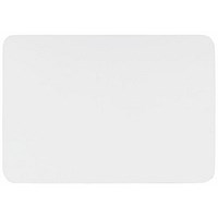 Bi-Office Frameless Non-Magnetic Double Sided Plain Whiteboard, A3, Pack of 6