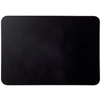 Bi-Office Frameless Double-Sided Chalkboard Drywipe Surface, 90x60cm Black