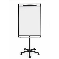 Bi-Office Mastervision Magnetic Mobile Easel, 70x100cm, Black