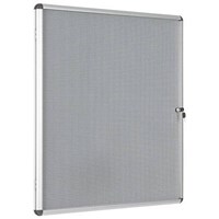 Bi-Office Enclore Combonet Display Case, 12xA4, Aluminium Frame