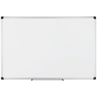 Bi-Office Maya Enamel Magnetic Whiteboard, 900x600mm