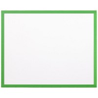 Bi-Office Adhesive Document Holder, A4, Green, Pack of 5