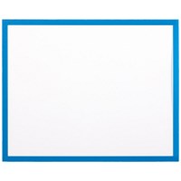 Bi-Office Adhesive Document Holder, A4, Blue, Pack of 5