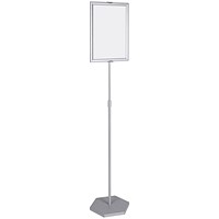 Bi-Office Floor Standing Aluminium Snap Display, A3