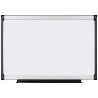 Bi-Office Provision Lacquered Steel Magnetic Whiteboard, 900x600mm