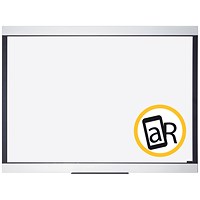 Bi-Office Expression Projection and Magnetic Whiteboard, Aluminium Frame, 1200x900mm