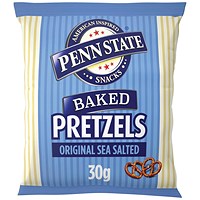 Penn State Sea Salted Pretzels, 30g, Pack of 33