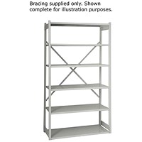 Bisley Shelving Bracing Kit 25x7x745mm Grey