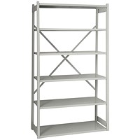 Bisley Shelving Starter Kit, W1000 x D460mm, Grey