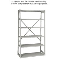 Bisley Shelving Extension Kit, W1000 x D460mm, Grey