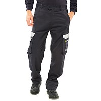 Beeswift Arc Flash Trousers, Navy Blue, 28