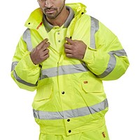 Beeswift Constructor Bomber Jacket, Saturn Yellow, 3XL