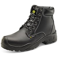 Beeswift 6 Eyelet Pur S3 Boots, Black, 11