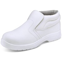 Beeswift Micro-Fibre S2 Boots, White, 6.5