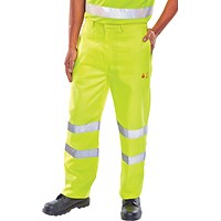 Beeswift Fire Retardant Anti Static EN471 Trousers, Saturn Yellow, 40