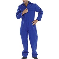 Beeswift Fire Retardant Boilersuit, Royal Blue, 58