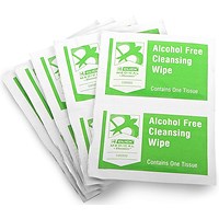 Click Medical Alcohol Free Wipes, Pack of 10