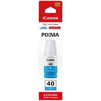 Canon G Series GI-40C Ink Bottle Cyan 3400C001