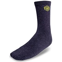 Beeswift Plain Work Socks, Grey, Large (UK 9-12)