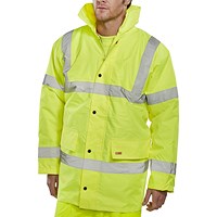 Beeswift High Visibility Constructor Jacket, Saturn Yellow, 5XL