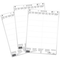 Durable Printable Insert Sheets for Ticket Holders, 100 x 38 mm, 240 Labels