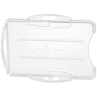 Durable Dual Security Pass Holder, 54x85mm, Clear, Pack of 10